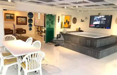 Cobertura duplex  no le parc: 3 quartos e vista espetacular para o lazer, na barra da tijuca