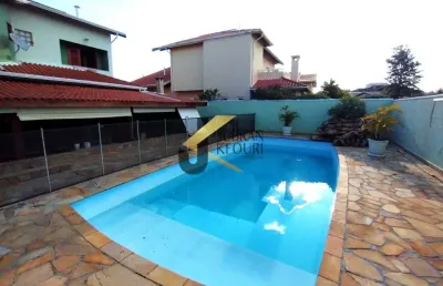 Casa à venda no condomínio alphaville campinas, com 4 dormitórios (2 suítes, 1 suíte americana) e garagem para vários carros