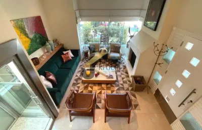Casa em condomínio, para venda,  mobiliada e equipada , no alphaville campinas, com 4 suítes, lazer privativo e garagem para vários carros.