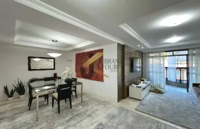 Apartamento mobiliado e equipado à venda próximo na nova campinas, com 3 suítes, 3 garagens e lazer comum.
