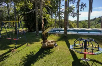 Chacara à venda em souzas com 2 casas a principal com 3 quartos sendo todos suítes ,