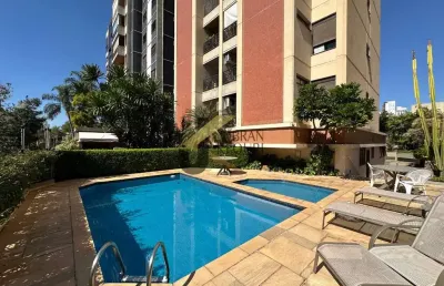 Cobertura duplex, mobiliada, decorada e equipada à venda no cambuí - campinas, com 3 quartos (2 suítes), churrasqueira e piscina privativa e 3 vagas.