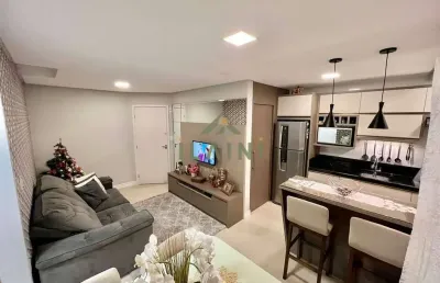 Apartamento á venda mobiliado com suíte sendo 2 dormitórios bairro são francisco em camboriú sc