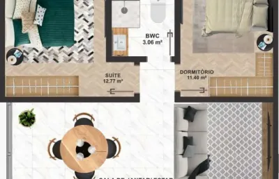 Apartamento com 2 quartos à venda na Rua Fernandes Francisco Coutinho, --, Canasvieiras, Florianópolis