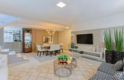 Casa geminada mobiliada com 3 suítes e 178,00m³ no córrego grande
