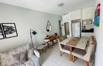 Apartamento com 2 quartos sendo 1 suíte em canasvieiras