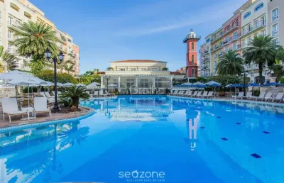 Apartamento alto padrão com 1 quarto e 36m² em jurerê internacional, florianópolis