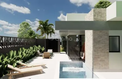 Casa em condomínio fechado com 3 quartos à venda na Rua Monte Cambirella, Quadra 09, Nu:  020, --, Praia de Fora, Palhoça