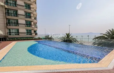 Apartamento com 4 suítes e 316m² privativos na beira-mar norte, florianópolis