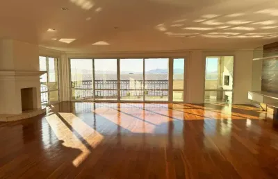 Apartamento com 4 suítes e 316m² privativos na beira-mar norte, florianópolis
