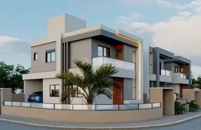 Casa residencial com 3 dormitorios sendo 1 suite com 129,81m² privativos, em