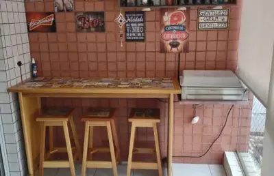 Loucura, grande loucura. excelente apartamento no forte, todo mobiliado, de 03 dormitórios, sendo 01 suíte.