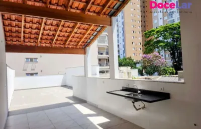 Cobertura nova 3 dormitorios sendo 1 suite 163 m² r$850 mil - campestre - santo andré/sp