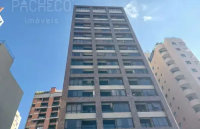 Apartamento com 1 quarto para alugar na rua mateus grou, --, pinheiros, são paulo, 45 m2 por r$ 2.300