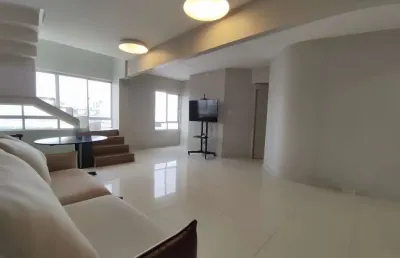 Cobertura duplex com 2 suítes, piscina privativa 152m² de área construída e 2 vagas de garagem coberta e vista mar