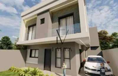 Sobrado com 3 dormitórios à venda, 98 m² por r$ 625.000,00 - portão - curitiba/pr