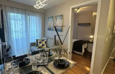 Apartamento com 2 dormitórios à venda, 34 m² por r$ 388.118,66 - vila izabel - curitiba/pr