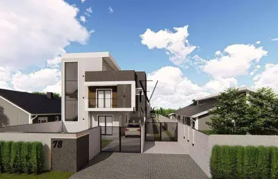 Sobrado com 3 dormitórios à venda por r$ 529.000,00 - xaxim - curitiba/pr