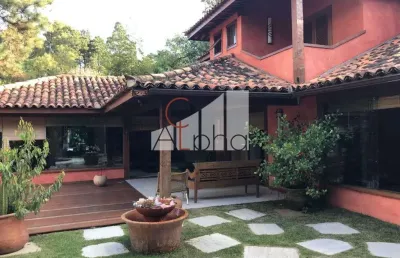 Casa em condomínio fechado com 4 quartos à venda na alameda carinás, 223, alphaville, santana de parnaíba por r$ 10.700.000