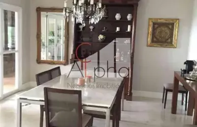 Casa em condomínio fechado com 4 quartos à venda na inhambú, 79, alphaville, santana de parnaíba por r$ 3.500.000