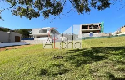 Terreno em condomínio fechado à venda na alameda das cássias, 210, tamboré, santana de parnaíba por r$ 2.400.000