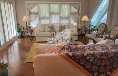 Casa em condomínio fechado com 4 quartos à venda na irerê, 43, alphaville, santana de parnaíba por r$ 5.650.000