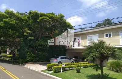Casa em condomínio fechado com 4 quartos para alugar na alameda toledo, 143, alphaville, santana de parnaíba por r$ 15.000