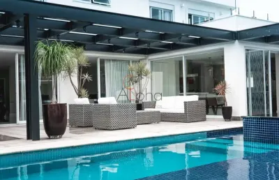 Casa em condomínio fechado com 4 quartos à venda na alameda haiti, 32, alphaville, barueri por r$ 18.000.000