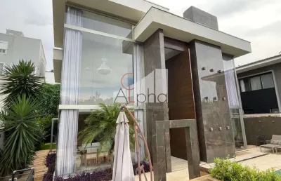 Casa em condomínio fechado com 4 quartos à venda na alameda michelangelo, 1037, alphaville, santana de parnaíba por r$ 5.300.000