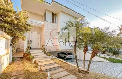Casa em condomínio fechado com 4 quartos à venda na alameda ubatuba, 1009, alphaville, santana de parnaíba por r$ 5.108.000