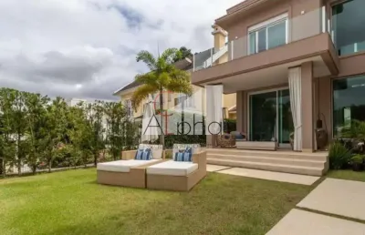 Casa com 5 quartos à venda na alameda carinás, 86, alphaville, santana de parnaíba por r$ 12.000.000