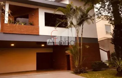 Casa em condomínio fechado com 4 quartos para alugar na alameda das dracenas, 417, alphaville, santana de parnaíba por r$ 14.500