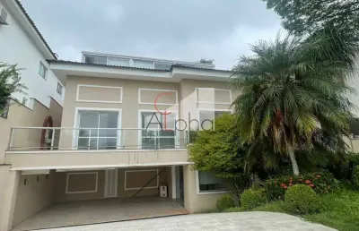 Casa em condomínio fechado com 4 quartos para alugar na mar egeu, 124, alphaville residencial plus, barueri por r$ 20.000