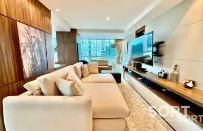 Apartamento vista mar no edifício marina residence em balneário camboriú