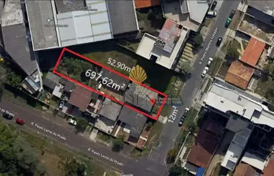 Terreno à venda, 697.62 m2, centro, sao jose dos pinhais - pr