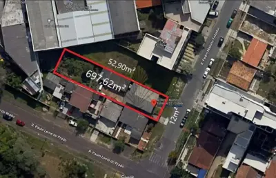 Terreno à venda, 697.62 m2, centro, sao jose dos pinhais - pr