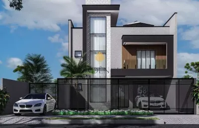Sobrado com 3 quartos à venda, 104 m2, xaxim, curitiba - pr