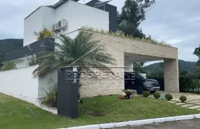 Casa em condomínio fechado com 3 quartos à venda na estrada cristóvão machado de campos, 2270, vargem grande, florianópolis, 183 m2 por r$ 1.610.000