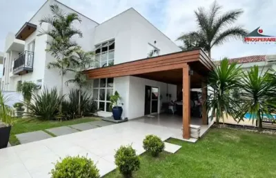 Casa em condomínio fechado com 5 quartos à venda na rodovia virgílio várzea, 4690, canasvieiras, florianópolis, 269 m2 por r$ 2.700.000