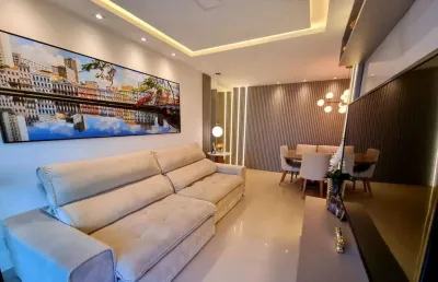 Apartamento na beira mar de olinda com 3 quartos 100 m² e lazer completo