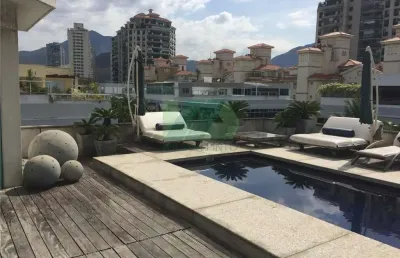 Cobertura com 4 quartos à venda na avenida lúcio costa, barra da tijuca, rio de janeiro, 500 m2 por r$ 4.900.000