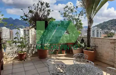 Cobertura com 4 quartos à venda na rua justiniano da rocha, vila isabel, rio de janeiro, 194 m2 por r$ 760.000