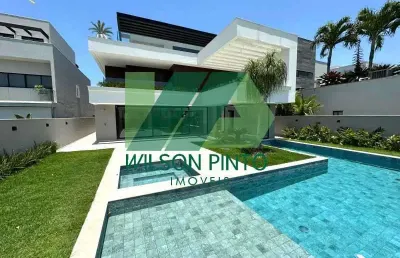 Casa em condomínio fechado com 5 quartos à venda na rua pedro teixeira, barra da tijuca, rio de janeiro, 800 m2 por r$ 13.500.000
