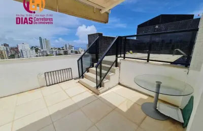 Vendo apartamento cobertura duplex completamente reformada por decorador renomado  espaço gourmet com churrasqueira, piscina  e vista mar.