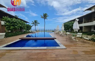 Vendo  de porteira fechada apartamento  em itacimirim primeiro andar, nascente pé  na areia com 84m2 completamente  mobiliado e decorado com 2/4, suítes, varanda privativa gourmet  em cond