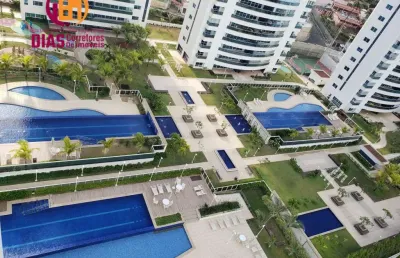 Apartamento alto padrão para venda no hemisphere com 165m2, 4/4 suítes, vista panorâmica mar.