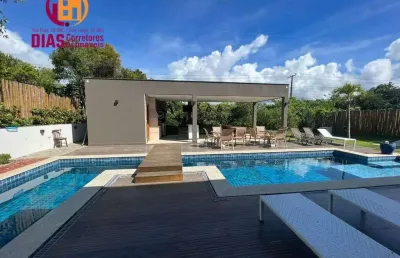 Casa com 6 suítes no condomínio quintas das lagoas itacimirim, camaçari/ba