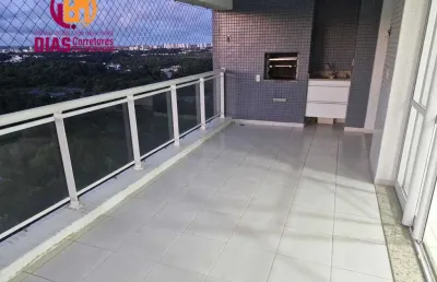 Vendo em exclusividade apartamento com 134m2, nascente andar alto, varanda gourmet com churrasqueira, 3/4 suíte, dependência de empregada, 2 vagas, 01 depósito no greenville - patamares/ssa/ba.