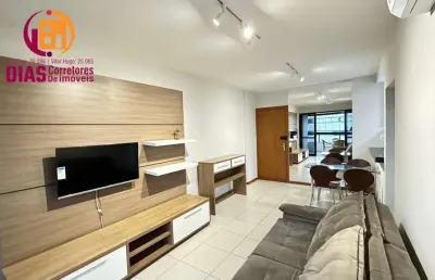 Vendo apartamento com 50m2 quarto e sala com varanda panorâmica para o mar em condominio com total infraestrutura - alphaville i - salvador/ba.