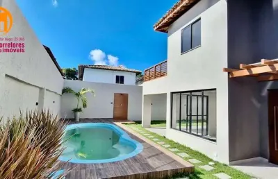 Casa com 5 quartos à venda na Rua Eliane São Bofim, Buraquinho, Lauro de Freitas